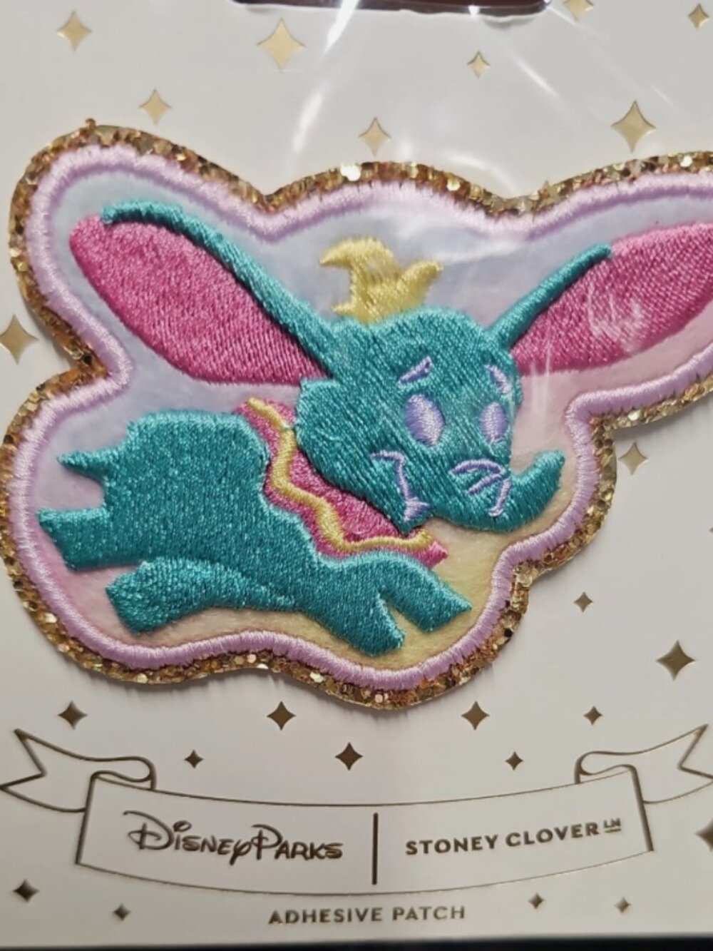 Disney Stoney Clover Lane Disneyland 70th Dumbo Ride Patch